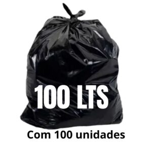 SACO DE LIXO 100LTS90X105C/100BL