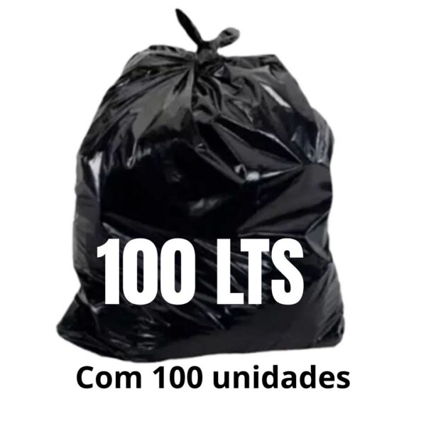 SACO DE LIXO 100LTS90X105C/100BL