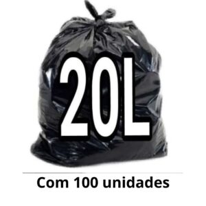 SACO DE LIXO 20LTS 45X60C/100