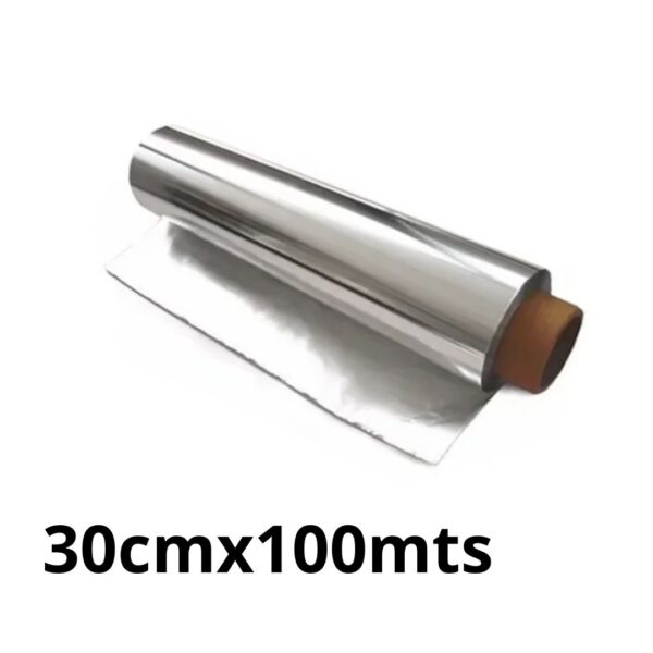 FOLHA DE ALUMINIO 30CMX100MTS