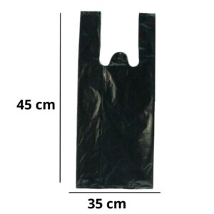 SACOLA PRETA 35X45