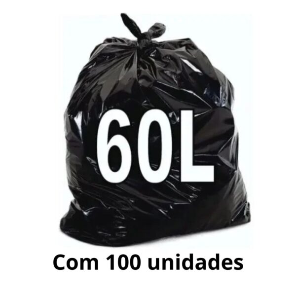 SACO DE LIXO 60LTS 65X82 C/100