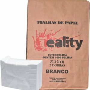 PAPEL INTERFOLHA BRANCO 2 22X21 C/1000
