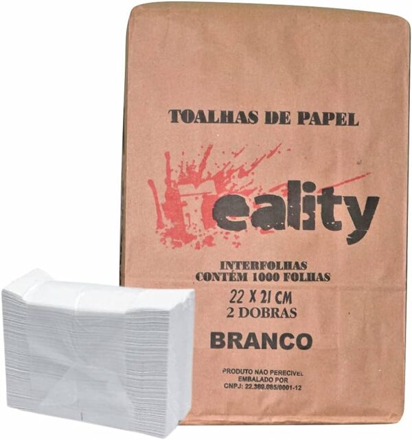 PAPEL INTERFOLHA BRANCO 2 22X21 C/1000