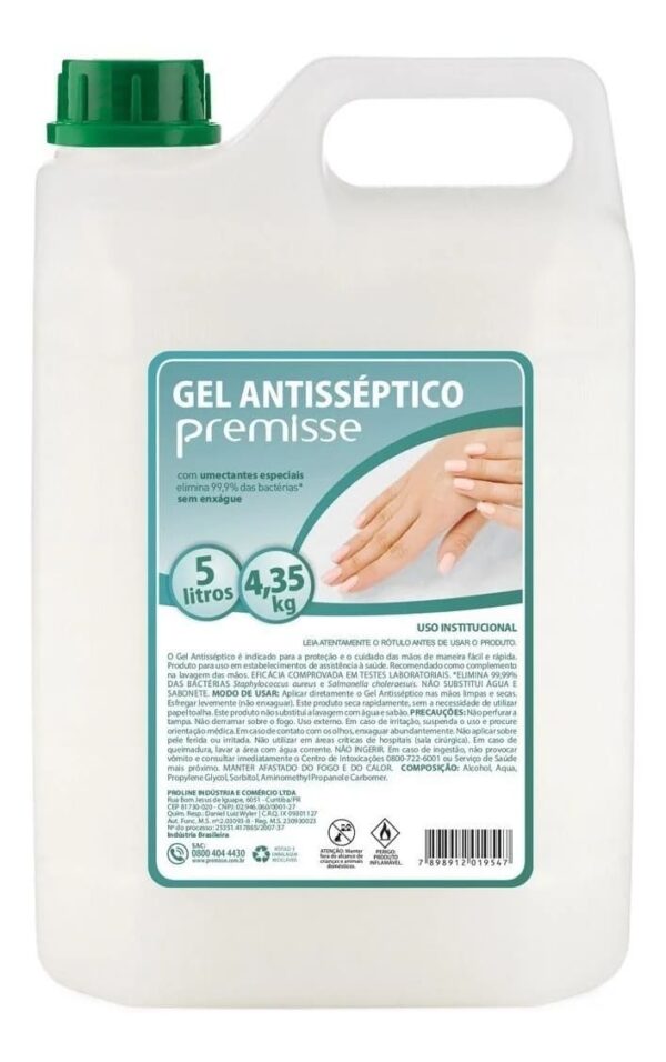 ALCOOL GEL 70% 5LTS
