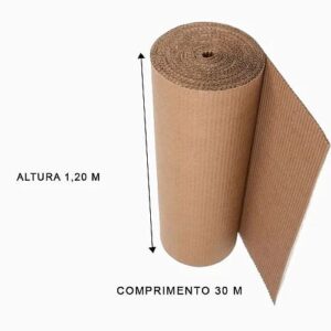 BOBINA DE PAPELÃO C/30 MTS (1,20MT)