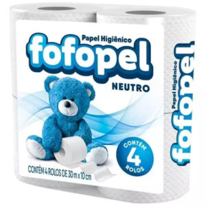 PAPEL HIGIENICO 4X30M FOLHA SIMPLES