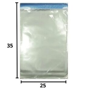 SACO PLÁSTICO PP 25X35 ADESIVADO C/100