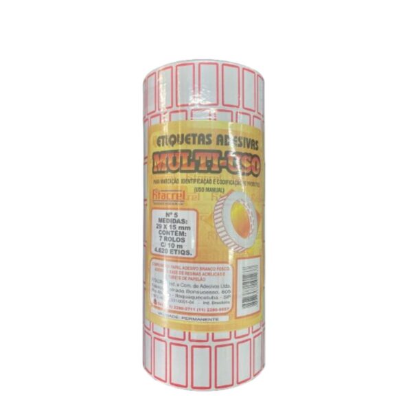 ETIQUETA N05 29X15MM C/660