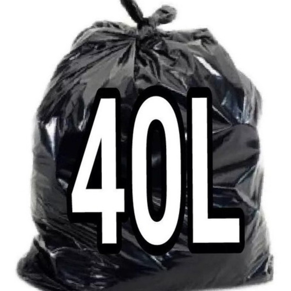 SACO DE LIXO 40LTS REFORÇADO