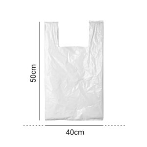 SACOLA BRANCA RECICLADA 40X50