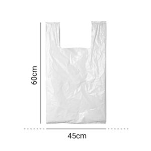 SACOLA BRANCA RECICLADA 45X60