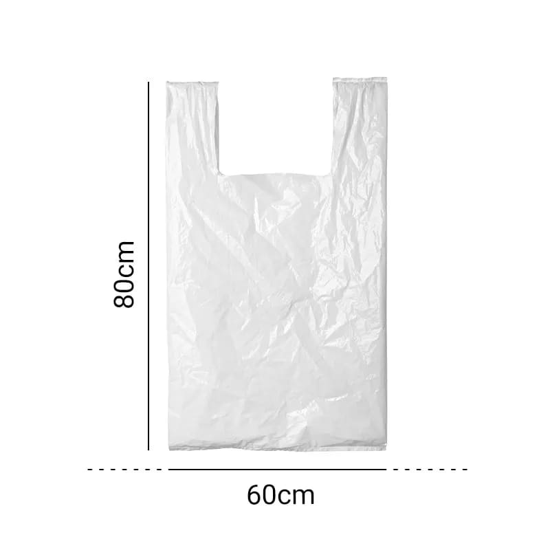 SACOLA BRANCA RECICLADA 60X80