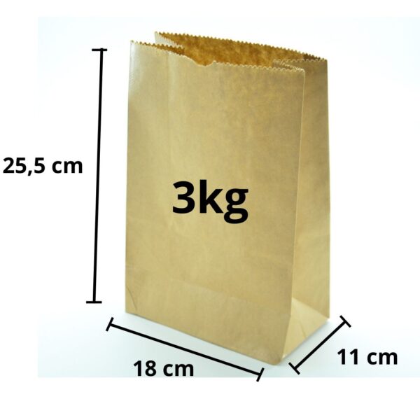 SACO PARA DELIVERY C/100 3KG