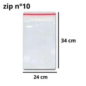 ZIP LOCK N10 - 24X34C/100