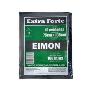 SACO DE LIXO 100LTS75X105C/10 EXTRA FORTE