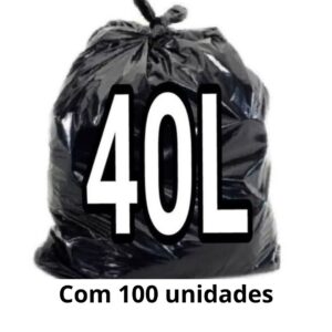 SACO DE LIXO 40LTS 62X62C/100