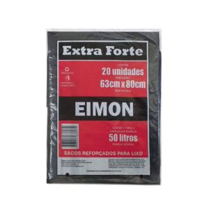 SACO DE LIXO 50LTS 63X80 C/20 EXTRA FORTE
