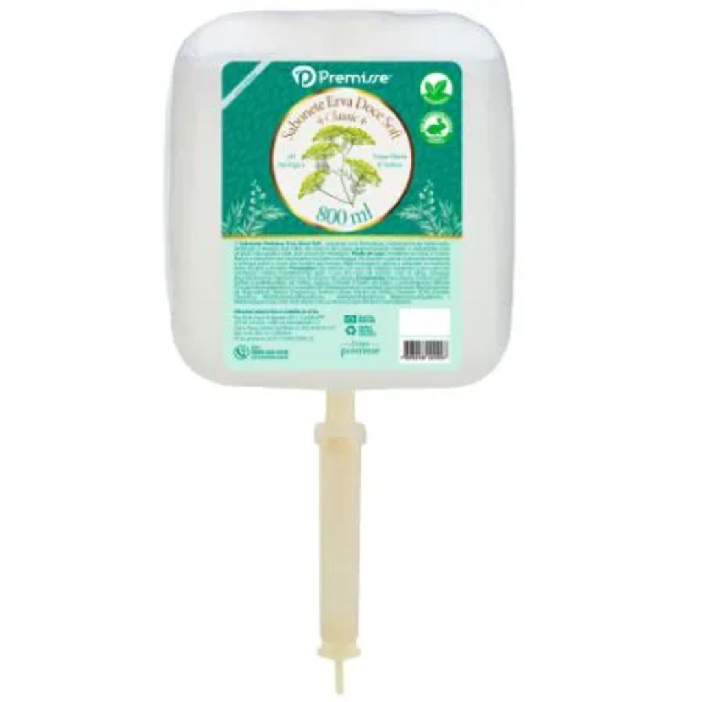 SABONETE 800ML ERVA DOCE SOFT