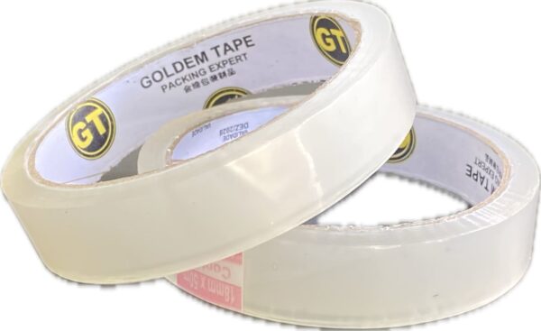 FITA ADESIVA 18X50 TRANSPARENTE