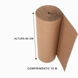 BOBINA DE PAPELÃO C/10 MTS (0,60MT)