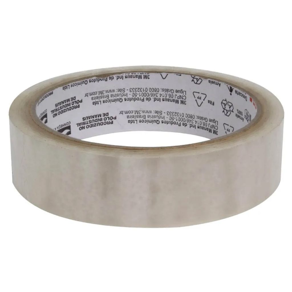 FITA ADESIVA 18X50 TRANSPARENTE