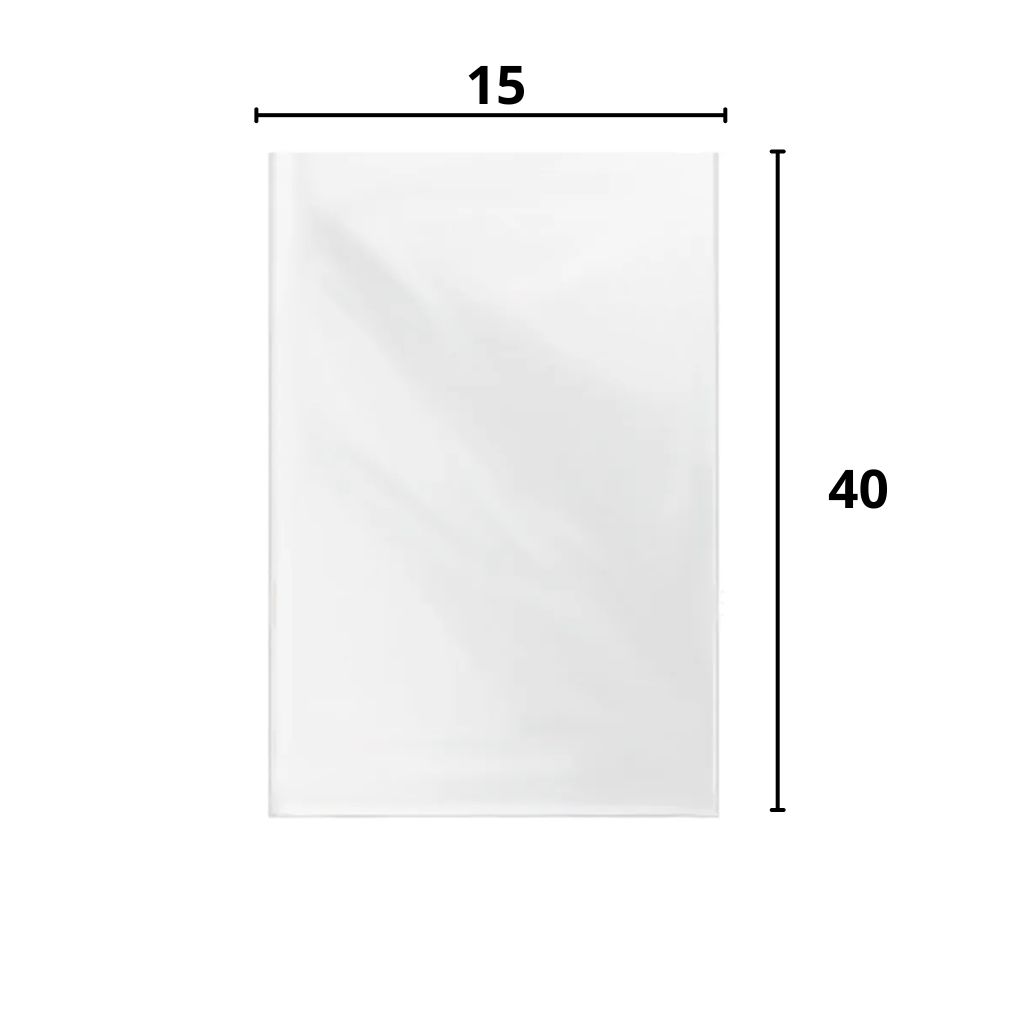 SACO PLÁSTICO PE 15X40 (0,20)
