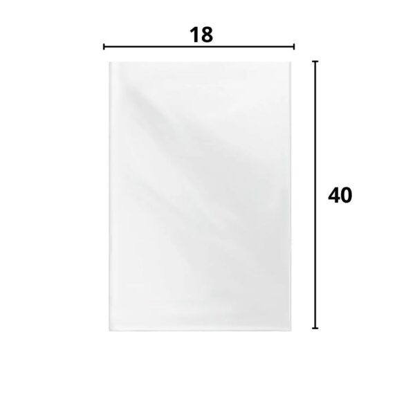 SACO PLÁSTICO PE 18X40 (0,15)