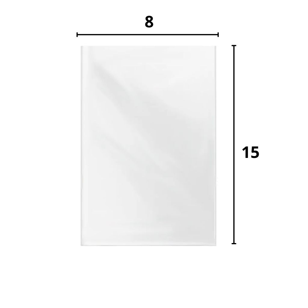 SACO PLÁSTICO PE 08X15 (0,20)