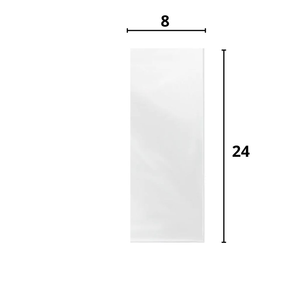 SACO PLÁSTICO PE 08X24 (0,06)