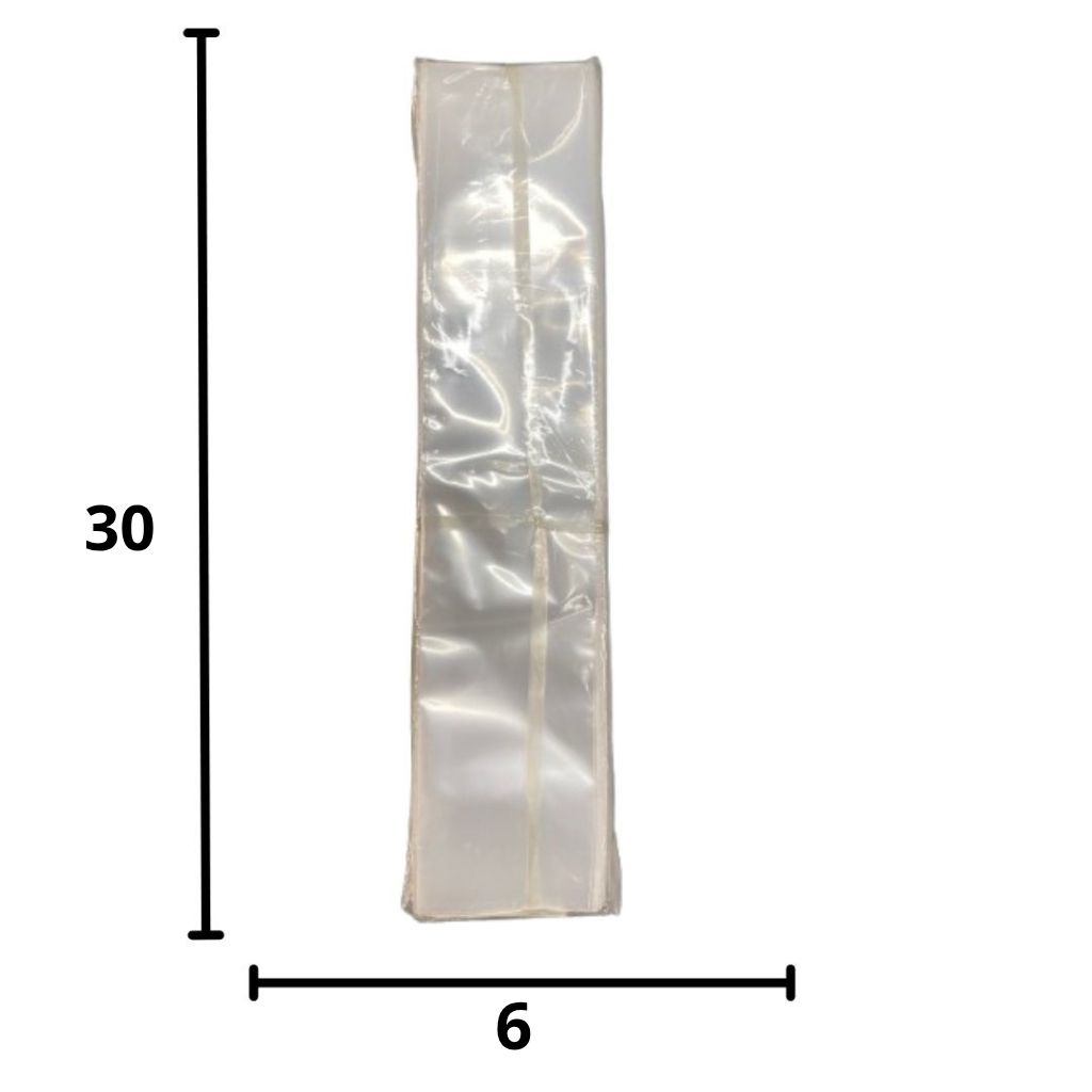 SACO PLÁSTICO PP 6X30X0,10 (1000)