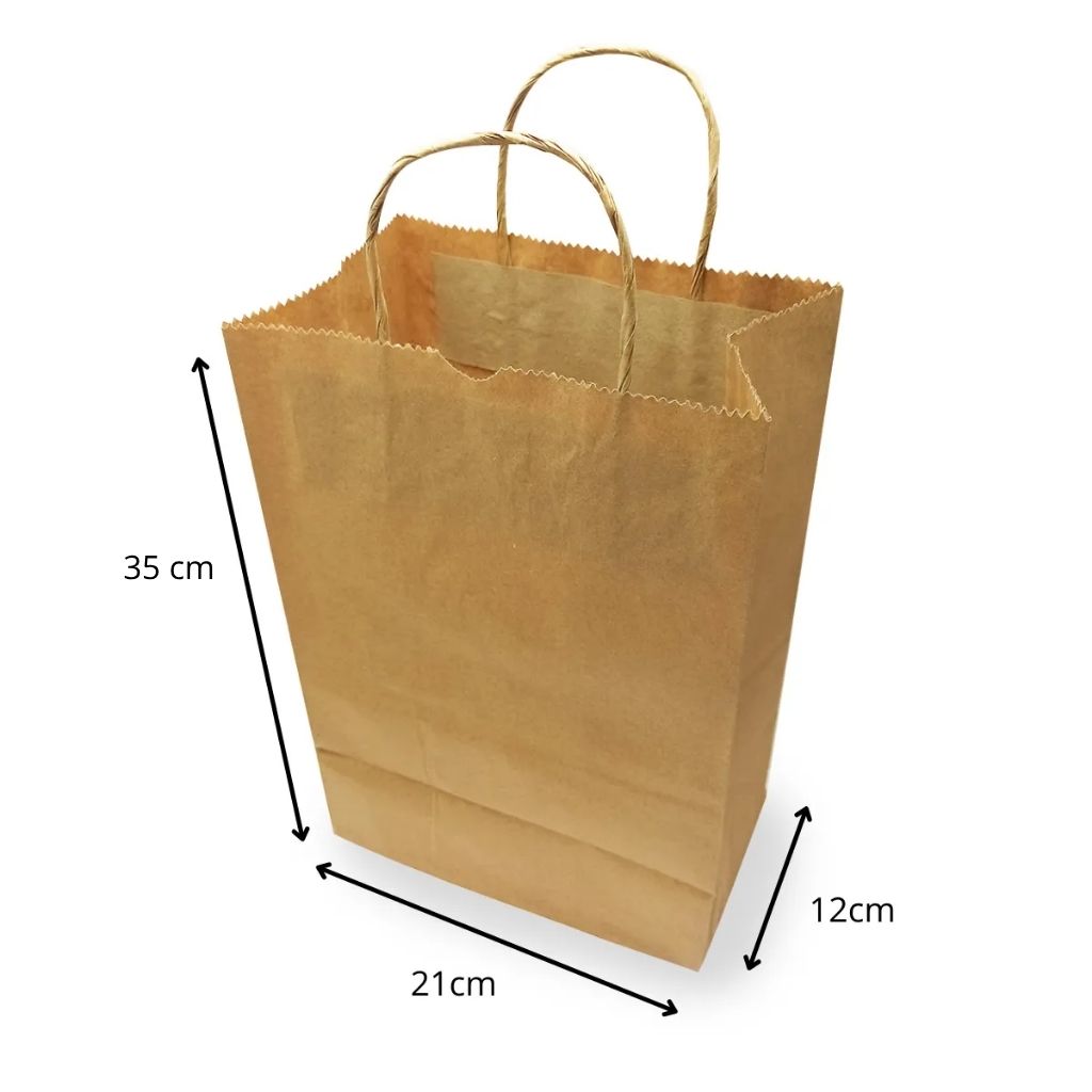 SACOLA KRAFT 21X35X12