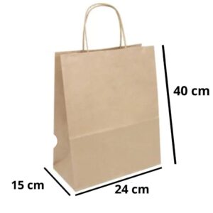 SACOLA KRAFT 24X40X15