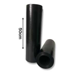 STRETCH PRETO 50CM X 240M S/TUBO