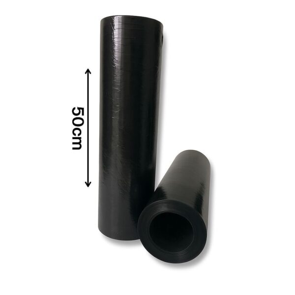 STRETCH PRETO 50CM X 240M S/TUBO